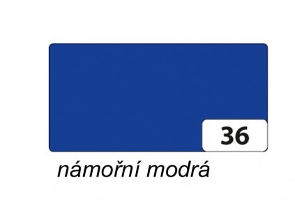 Barevná karton - 220g/m2 - 1 list - NÁMOŘNÍ MODRÁ