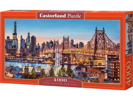 Puzzle Castorland 4000 dílků - Večer v New Yorku