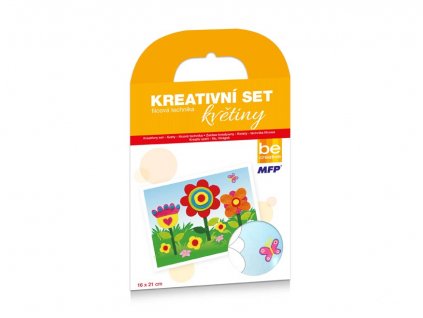 Kreativní set - Květiny - filcová technika 16x21cm 1041951