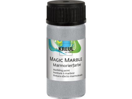 Mramorovací barva Magic Marble 20 ml stříbrná