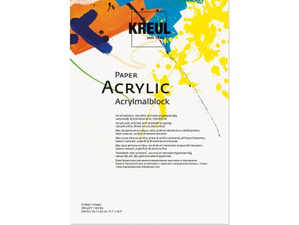 Papír na akryl KREUL 260 g/m2 - DIN A3 - 10 listů