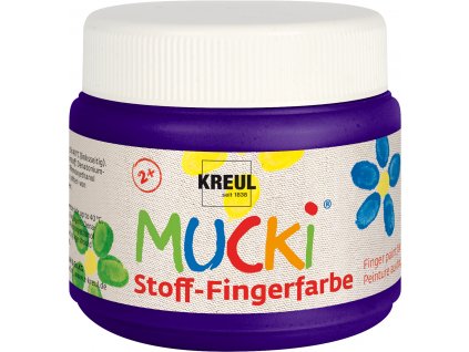 Prstová barva na textil MUCKI 150 ml fialová