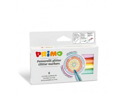 Fixy PRIMO METALLIC, hrot 2mm, 6ks, papírový obal
