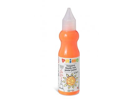 Temperová barva 3D PRIMO FLUO, 50ml, lahvička s tenkým hrotem, oranžová
