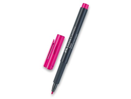 Popisovač Faber-Castell Neon výběr barev růžová