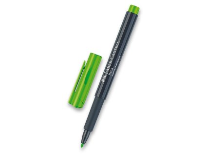 Popisovač Faber-Castell Neon výběr barev zelená