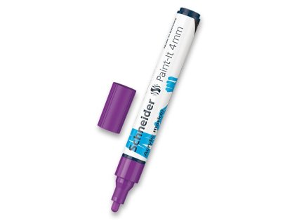 Akrylový popisovač Schneider Paint-It 320 výběr barev fialová