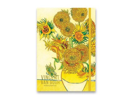Náčrtník Shkolyaryk Sketch & Note Art A5, tečkovaný, 80 listů, Van Gogh nebo G. Klimt
