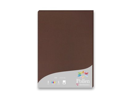 Barevná dopisní karta Clairefontaine A4, 25 ks hnědá, A4