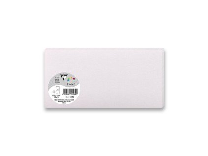 Barevná dopisní karta Clairefontaine 106 x 213 mm do DL obálek, 25 ks perleťová růžová, DL