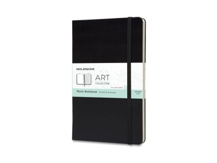Hudební zápisník Moleskine L, černý