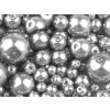 Skleněné voskové perly mix velikostí Ø4-12 mm