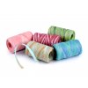Lýko rafie k pletení tašek - přírodní multicolor, šíře 5-8 mm