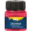 Barva na světlý a tmavý textil JAVANA 20 ml třešňová