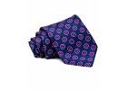 Dolcepunta Navy Purple Medallion Tie 10571604 335