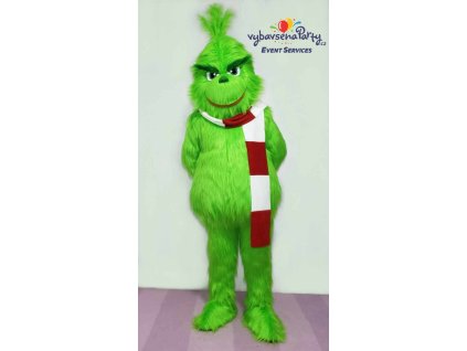 Maskot Grinch vánoce