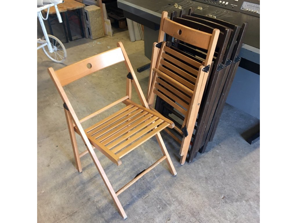 židle skládací dřevo