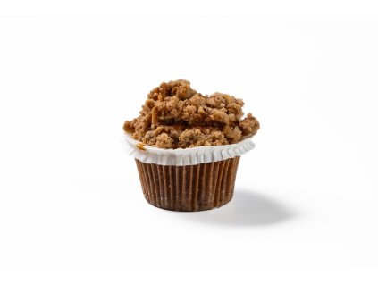 Muffin mini s mrkví a ovesnou drobenkou