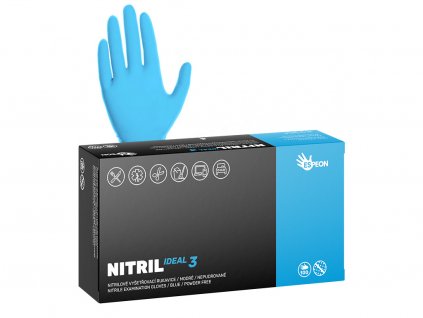 Nitril IDEAL3 modré