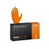 Nitrilové rukavice NITRIL EXTRA STRONG3  100 ks, nepudrované, oranžové, 5.4 g