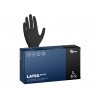 Latexové rukavice LATEX BLACK 100 ks, nepudrované, černé, 5.8 g