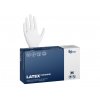 Latexové rukavice LATEX STANDARD 100 ks, nepudrované, bílé, 5.0 g