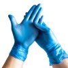 Vinylové rukavice VINYL CLASSIC 100 ks, nepudrované, modré, 4.8 g