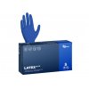 Latexové rukavice LATEX BLUE 100 ks, nepudrované, modré, 5.3 g