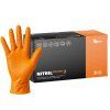 Nitrilové rukavice NITRIL DIAMOND3  100 ks, nepudrované, oranžové, 8.0 g