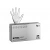 Nitrilové rukavice NITRIL SPARKLE  100 ks, nepudrované, perleťově stříbrné, 4.0 g