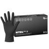 Nitrilové rukavice NITRIL IDEAL3  100 ks, nepudrované, černé, 3.5 g