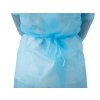 Plášť návštěvnický z netkané textilie, zavazování na krku a v pase, 10 ks, modrý