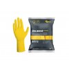 Úklidové latexové rukavice ECONOMY 1 pár, nepudrované, žluté, 25 g