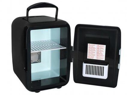 Mini chladnička/ohřívací box 2v1 do auta a kemping černá 12V/220V - BR7004
