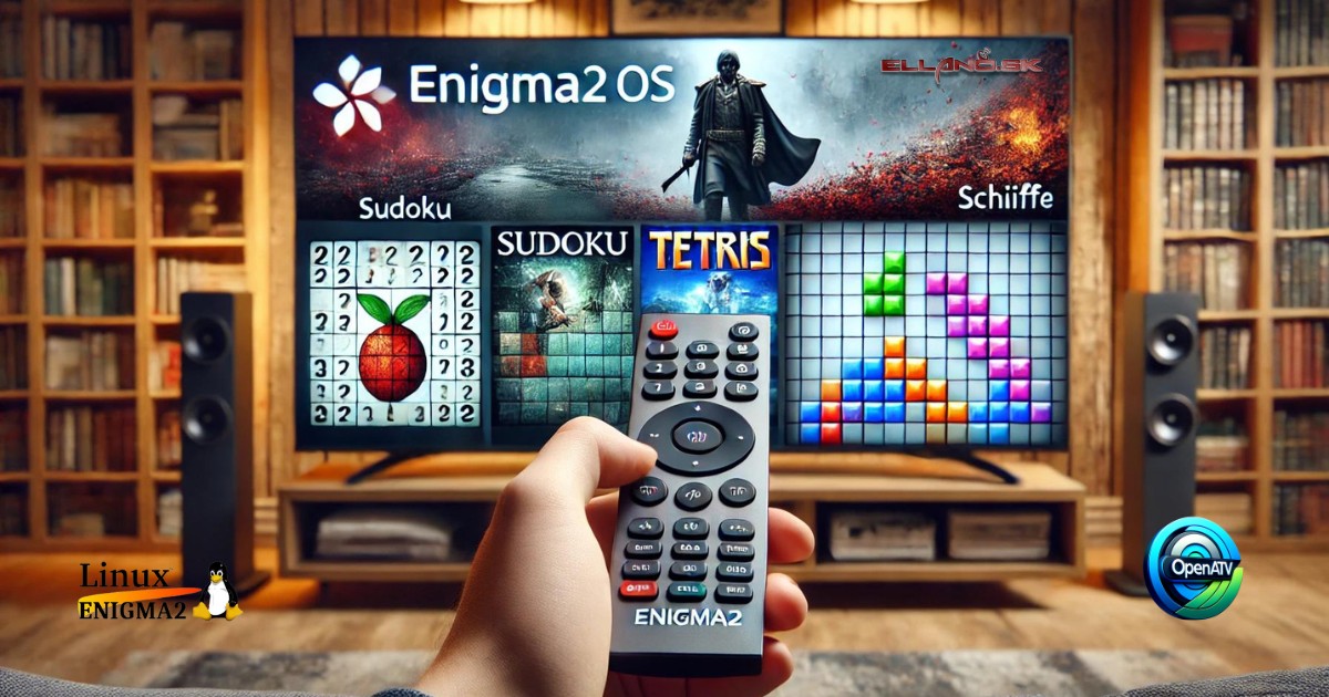 Využijte čas při reklamách: Zahrajte si logické hry na vaší Enigma2 TV