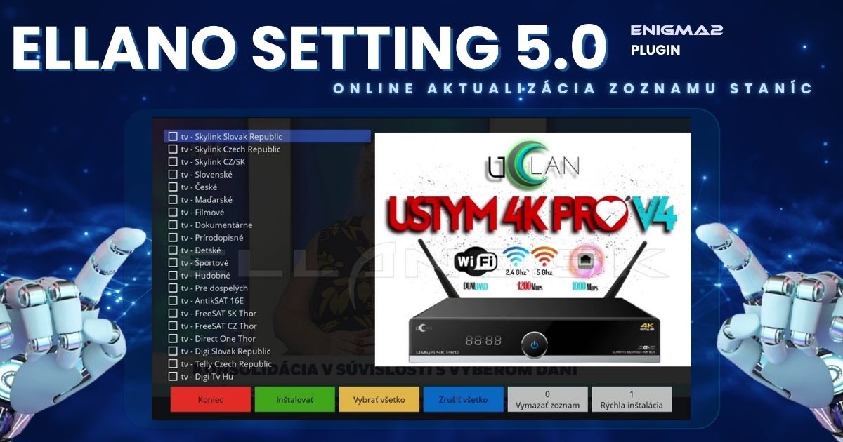 Nová verzia pluginu Ellano Setting v5.0