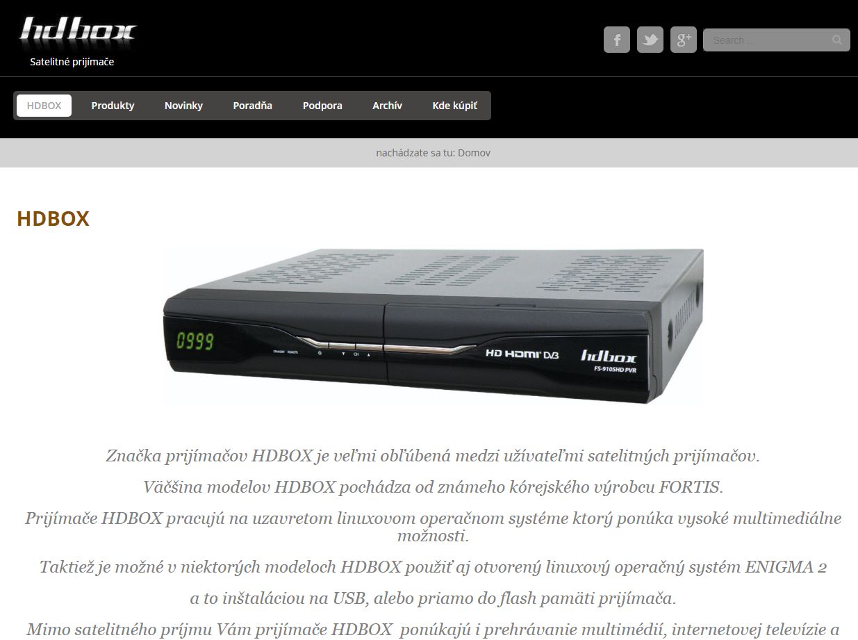 Které Skylink ready přijímače podporují H.265 HEVC?