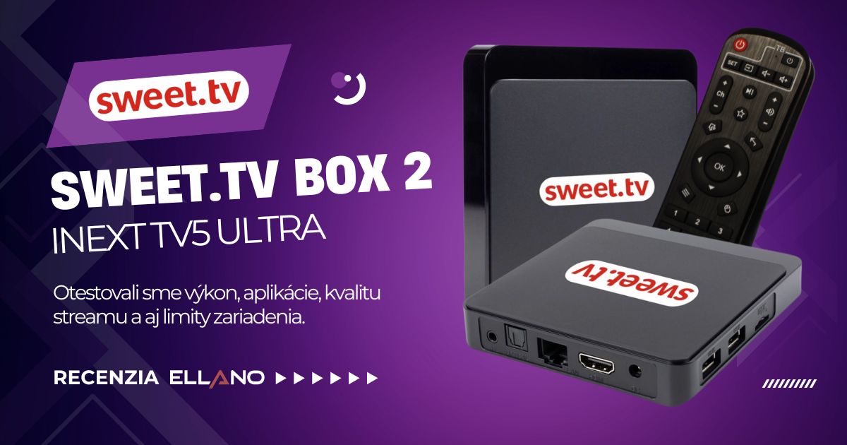 Jak funguje Sweet.TV BOX 2 Ultra HD? Otestovali jsme Android box přímo od operátora Sweet.TV