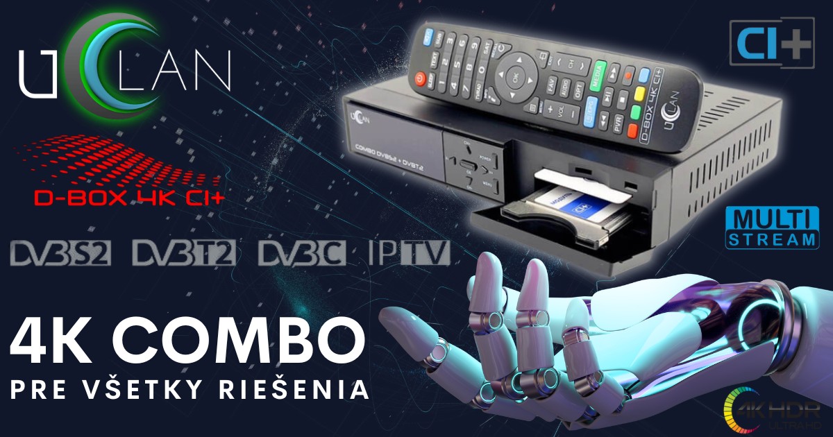 Recenzia: uClan D-BOX 4K CI+