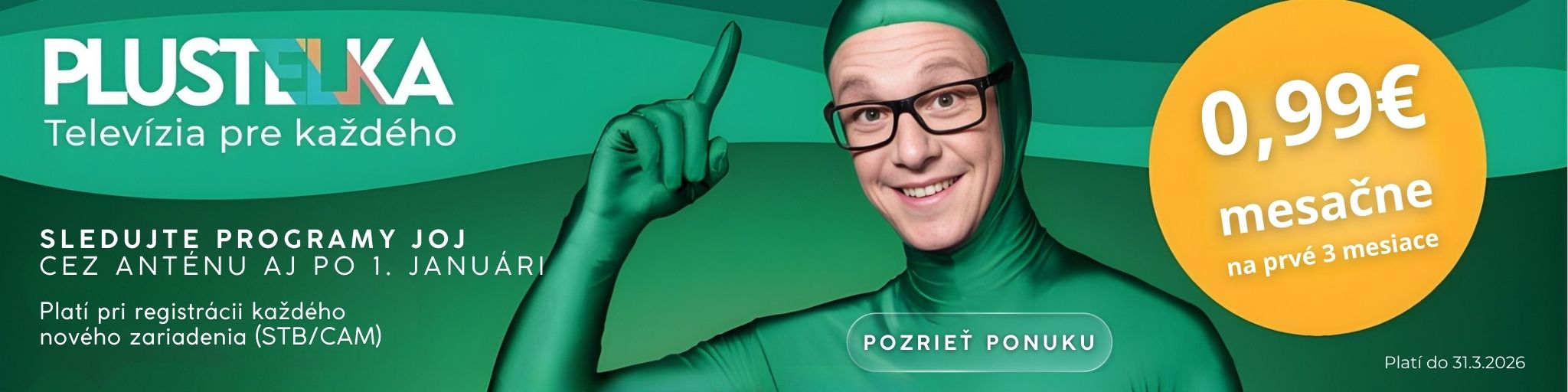 Plustelka iba za 0,99€