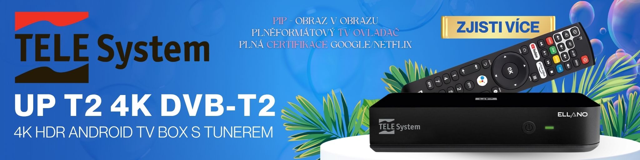 TELESYSTEM UP T2 4K DVB-T2