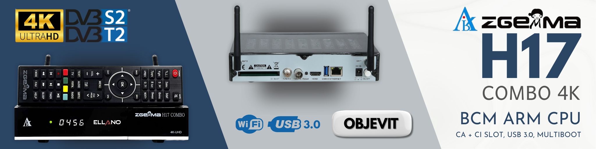 Zgemma H17 combo