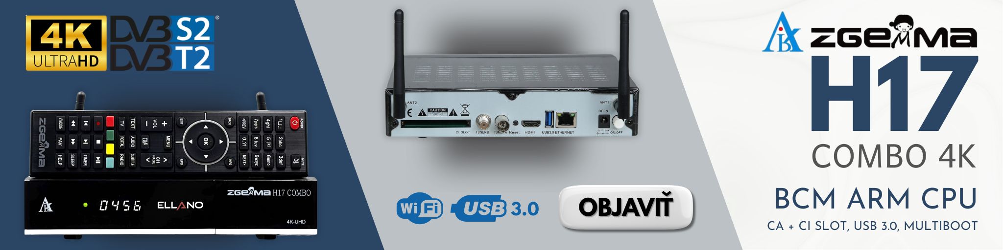 Zgemma H17 combo