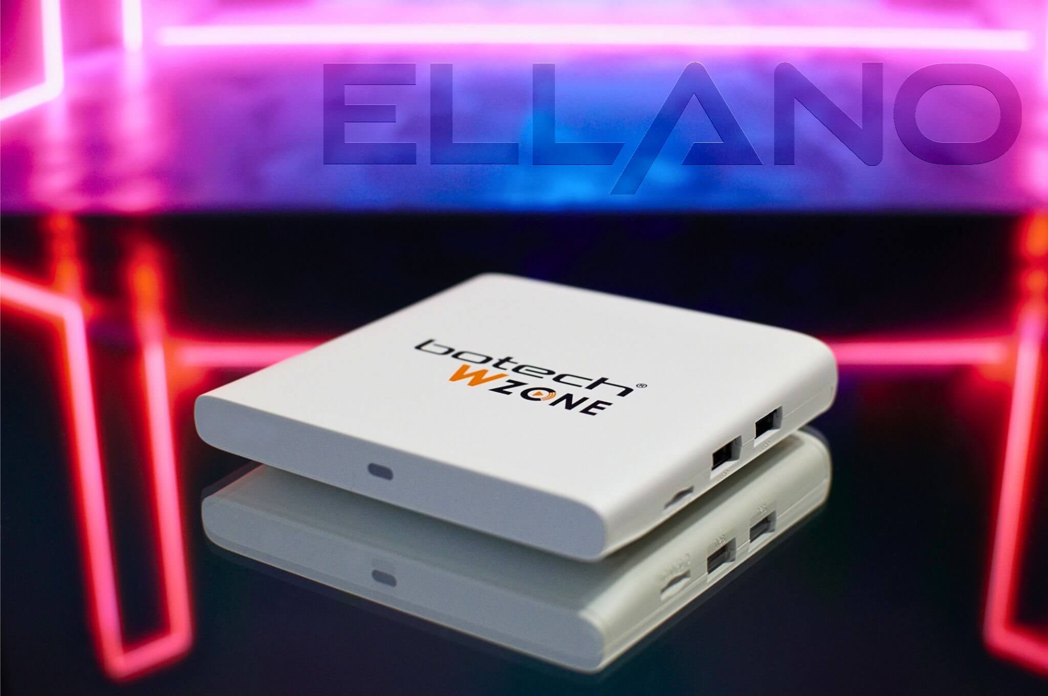 Botech WZONE 4K BÍLÝ Android TV 12 BOX pohled zepředu