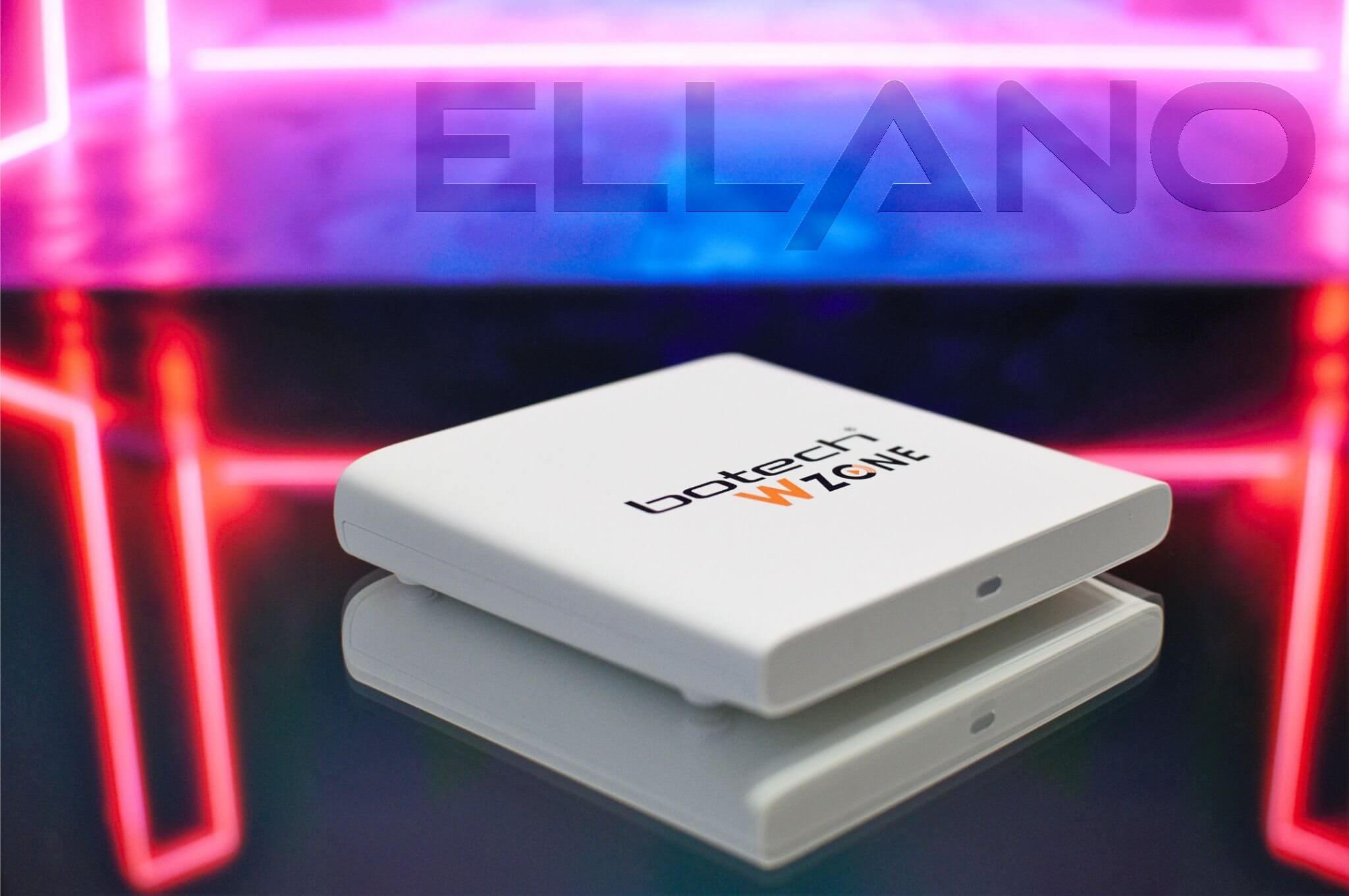 Botech WZONE 4K BÍLÝ Android TV 12 BOX pohled zepředu z bodu