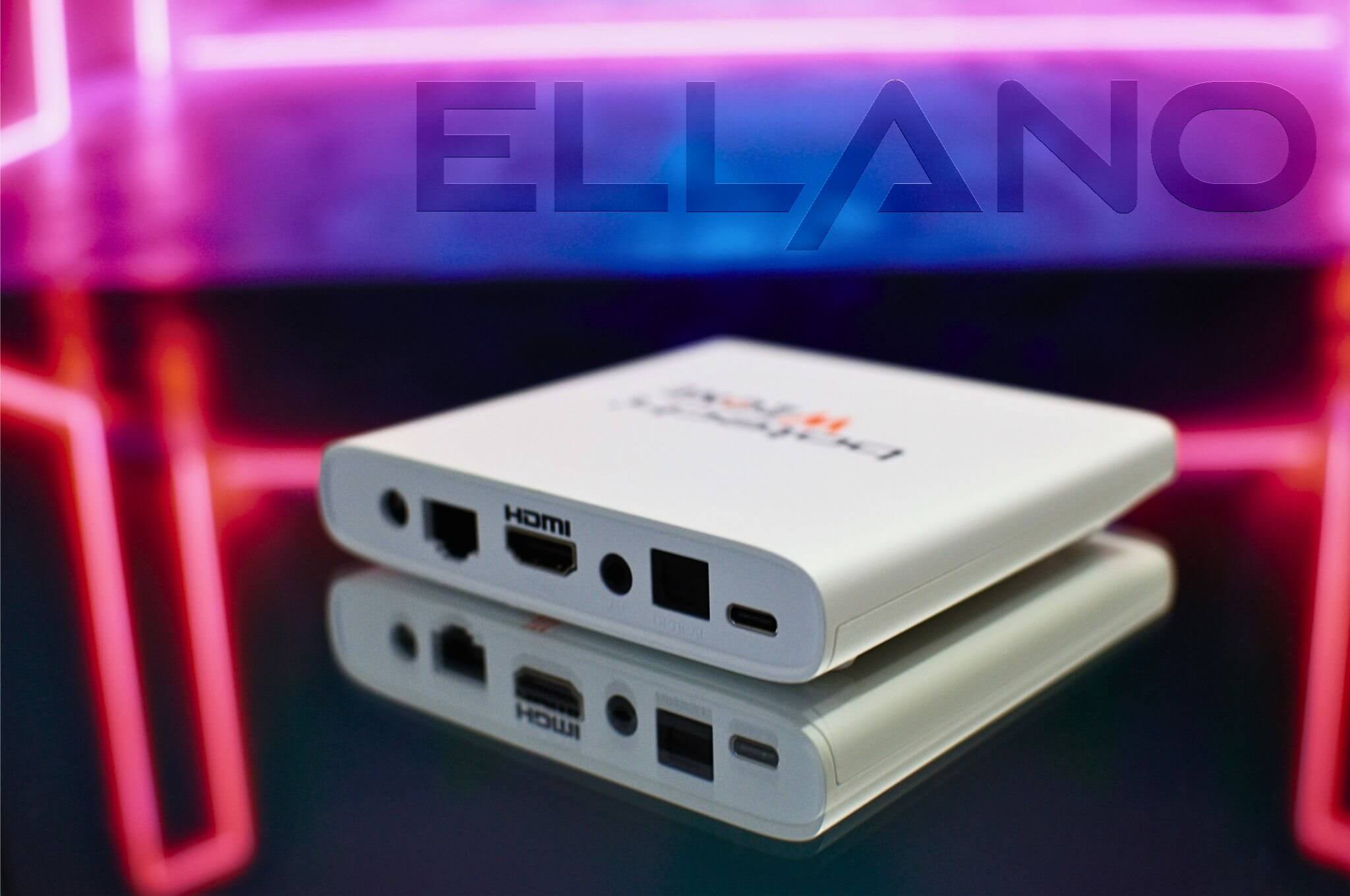 Botech WZONE 4K BÍLÝ Android TV 12 BOX pohled ze zadu