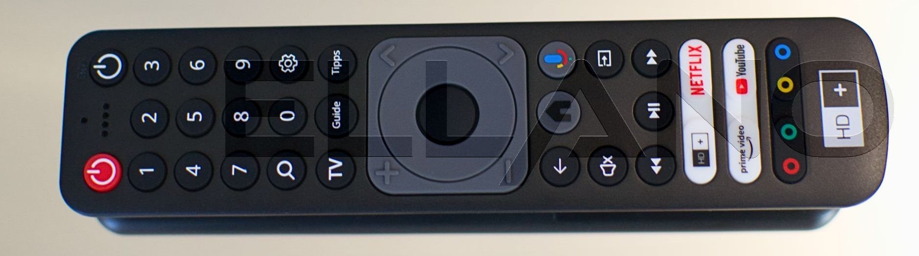 HD+ IP TV Stick 4K dálkový ovladač