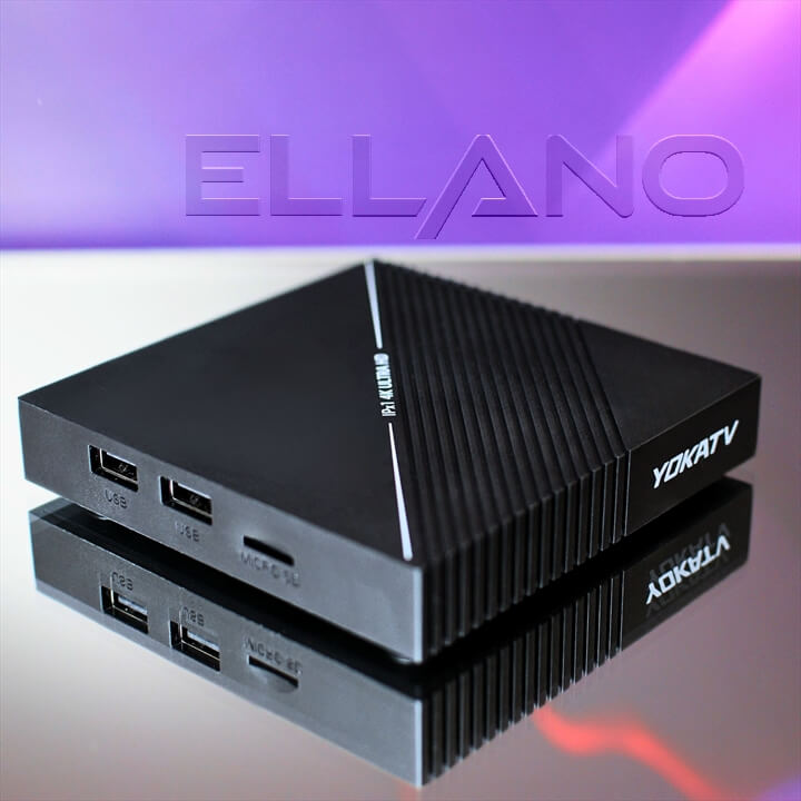 YokaTV IPx1 4K Android box s IPTV, Bluetooth a HDR