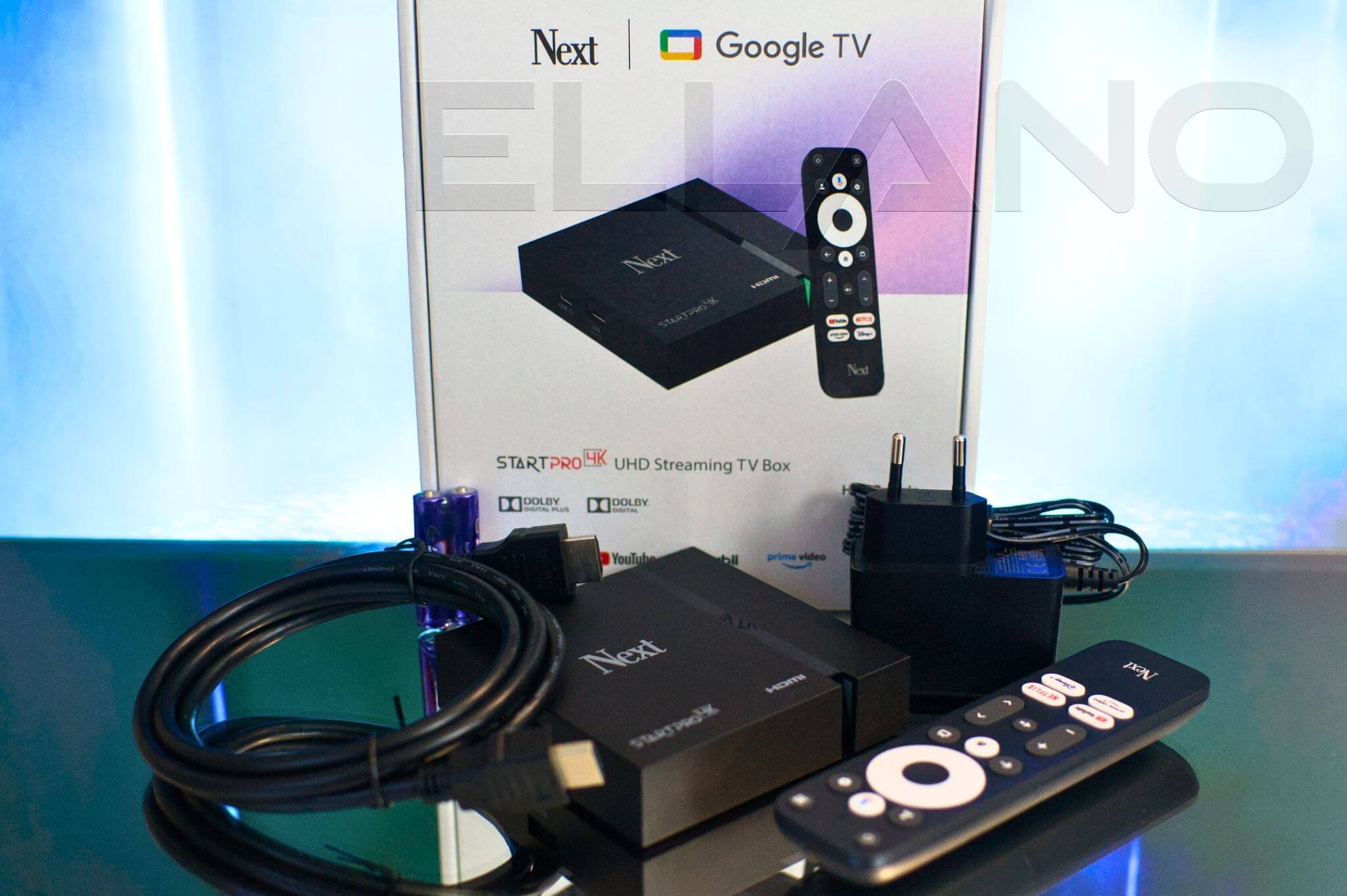 Next Start Pro 4K obsah balení