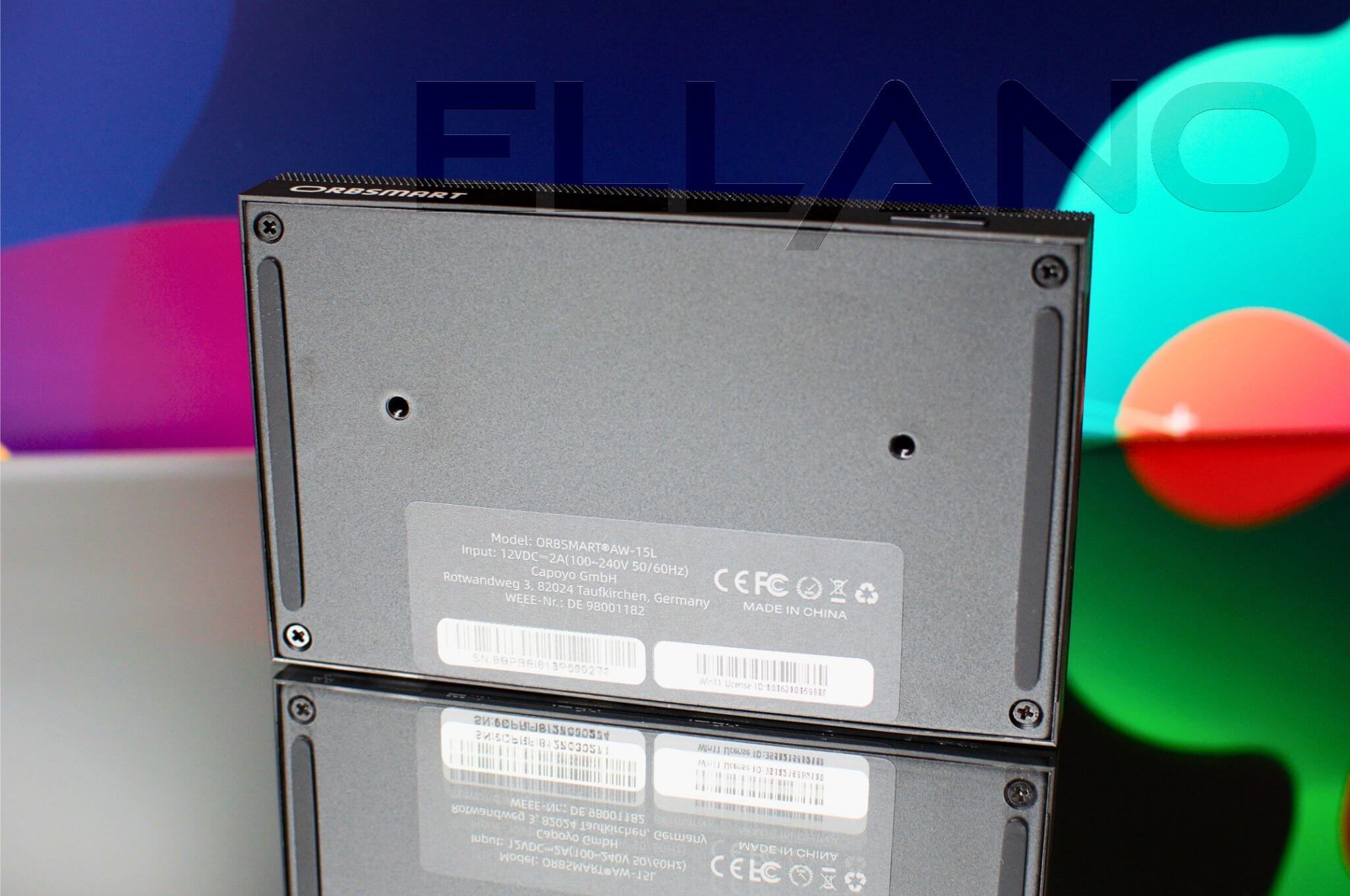 Orbsmart AW-15L mini PC Intel N100, 16GB RAM, 512GB SSD, Windows 11 Pro VESA uchycení